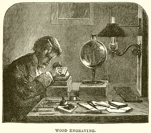 Wood Engraving by English School