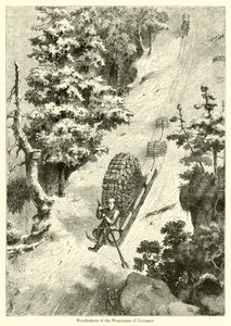 Woodcutters of the Mountains of Cevennes by English School