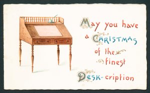 Wooden Desk by English School