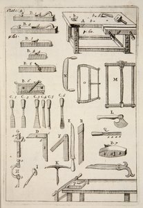 Woodworking Tools by English School