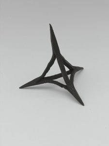 Wrought iron caltrop, sixteenth century