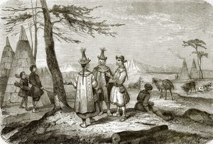 Yakut colony or village by English School