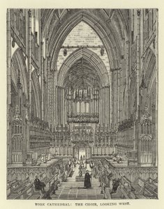 York Cathedral, the Choir, Looking West by English School