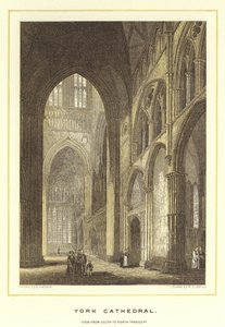 York Cathedral, View from South to North Transept by English School