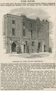 York House, Whitehall by English School
