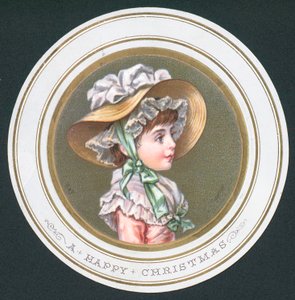 Young Girl Wearing Bonnet by English School