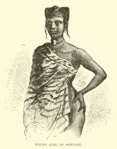 Young Girl of Soninke by English School