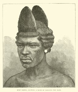Zulu Dandy, Showing a Mode of Dressing the Hair by English School