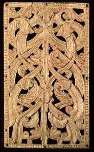 English Bone Pierced Relief, c.1125-50: Formerly Binding of Printed Bible, 1552 by English School English School