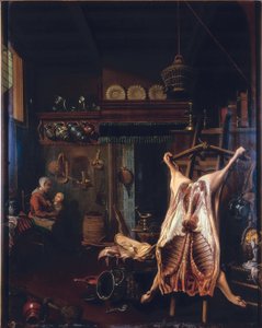 Interior with Carcass by English School English School