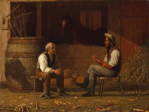 Talking It Over by Enoch Wood Perry