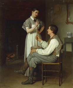 The Helping Hand by Enoch Wood Perry