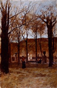 Gardens in Turin by Enrico Reycend