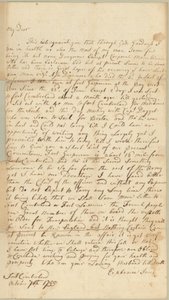 Letter to Allice Jones, Concord, Massachusetts, 7 October 1755 by Ephraim Jones