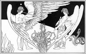 E.M. Lilien by Ephraim Moses Lilien