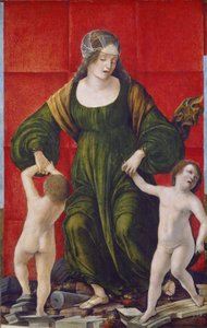 Wife of Hasdrubal and Her Children by Ercole de Roberti
