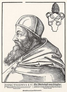 Portrait of Pope Paul III Farnese by Erhard Schon