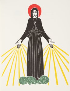 Our Lady of Lourdes by Eric Gill