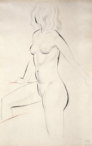 Standing Female Nude by Eric Gill