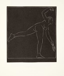 The Tennis Player by Eric Gill