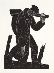 Westward Hoe! (after a drawing by David James)