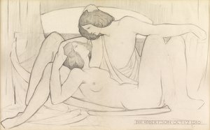 The Lovers by Eric Harald Macbeth Robertson