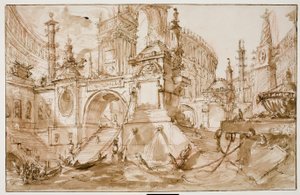 Architectural Fantasy – Antique Harbour