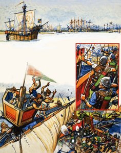 Scrapbook of the British Sailor: Slaughter at Sluys