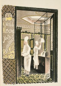 Restaurant and Grill Room by Eric Ravilious