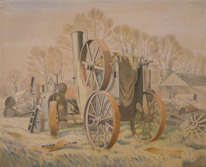 The Tractor by Eric Ravilious