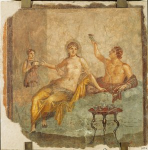 Banquet Scene: Young Man and Courtesan