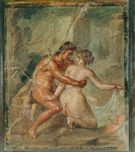 Erotic scene, Pompeii, Italy