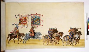 Full page: detail from the Triumphal Procession, c.1550-1600