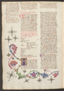 Full Page: Text, Initial, and Vines