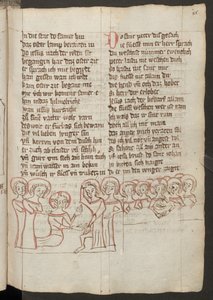 Text with Coloured Pen Drawings
