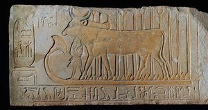 Hathor protects Amenophis I