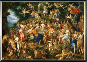 The wedding of Thetis and Peleus