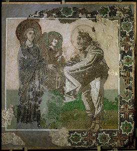 Presentation in the temple, from the apse of Kalenderhane-mosque by Erich Lessing