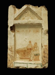 Painted Funerary Stele from Sidon