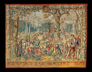Tapestry: The Hunts of Maximilian, One of Twelve by Erich Lessing