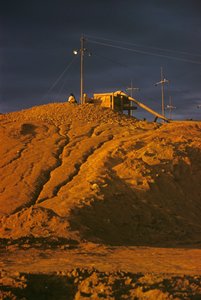 Tin mine on the Jos Plateau, Nigeria, Africa