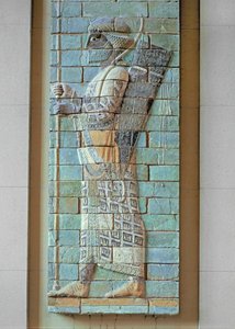 Warrior with a Javelin, Arch, and Quiver by Erich Lessing