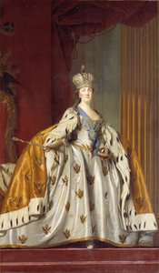 Portrait of Empress Catherine II in Her Coronation Robes by Erichsen