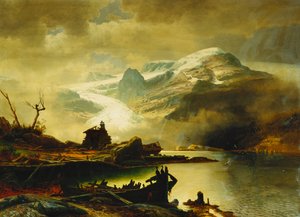 The Bondhus Glacier in Sunnhordland, 1878