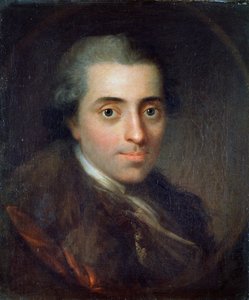 Portrait of Johannes Ewald, Danish poet