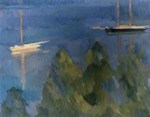 Blue sea by Erik Theodor Werenskiold