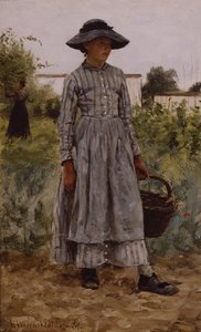 Girl with basket