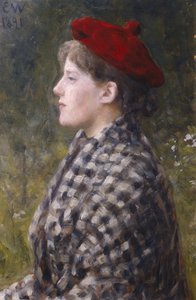 Sofie Werenskiold by Erik Theodor Werenskiold