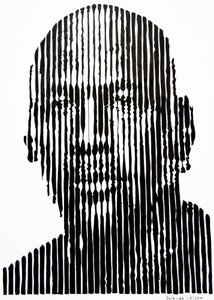 Abstract Line Face