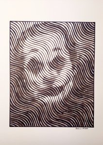 Optical Illusion Face by Erik Van Velzen